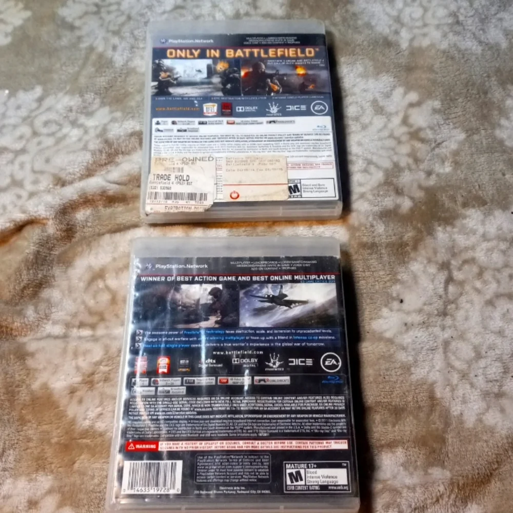 Lot 32 -2 PS3 Games battlefield 3 & 4